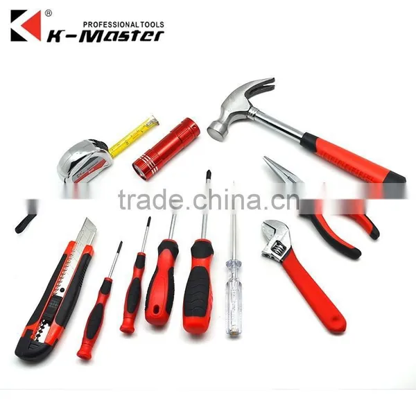 K-Mastet Factory Direct Sales 11 Pcs High Quality Household Tool Set Aluminum Alloy Tool Box photo-2