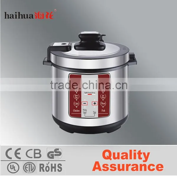 2015 New Silver Stainless Steel Digital 5L 6L Electric Pressure Cooker photo-5