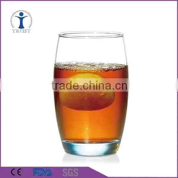 Oval Glass Juice Cup Yogurt Mousse Cup Office Home New Water Glass photo-4