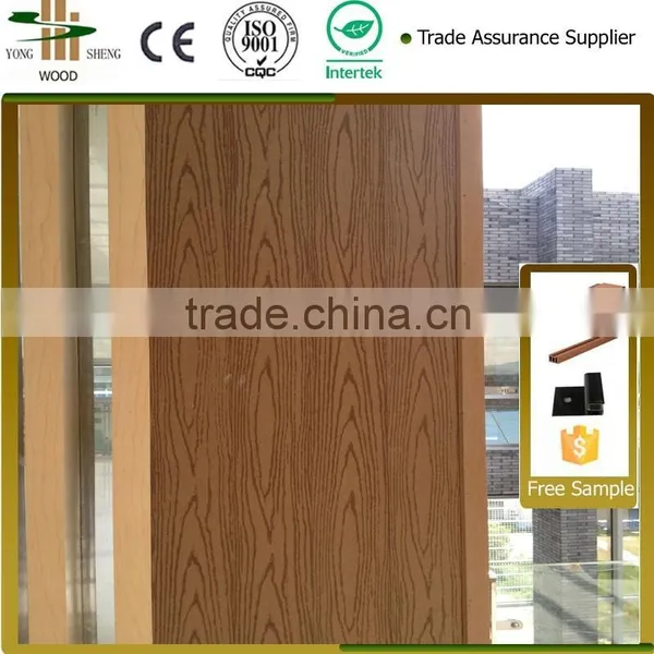 2015 Cheaper Price Wood Plastic Composite/wpc Wall Panel , Cladding photo-5