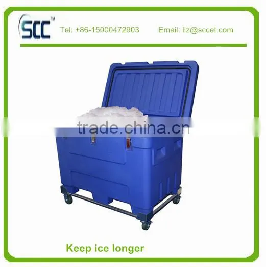 240ltr Plastic Dry Ice Bin With Insulation Function, Flexible Use for Dry Ice Plant photo-2