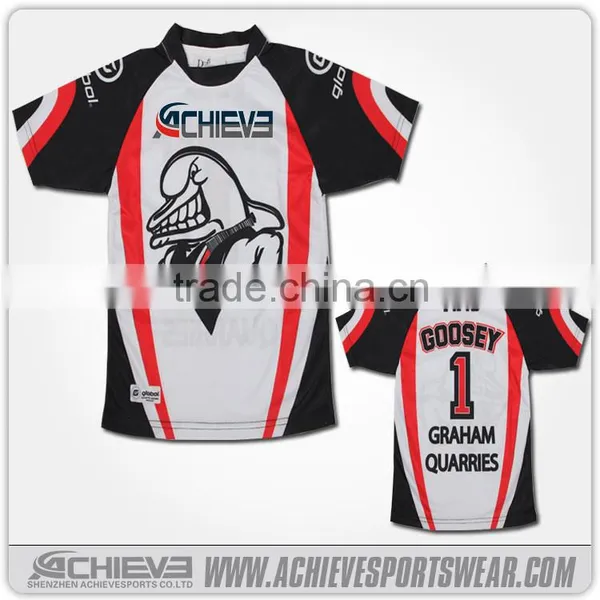 Sublimated Custom Wholesale Rugby Jersy American Football Jersy Unifrom photo-3