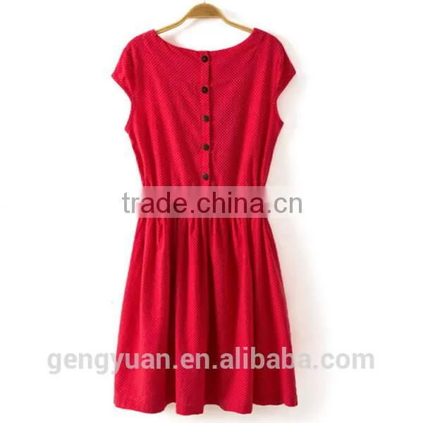 Hot Sale Casual Fashion Cap Sleeve Plus Size Women Wedding Dress