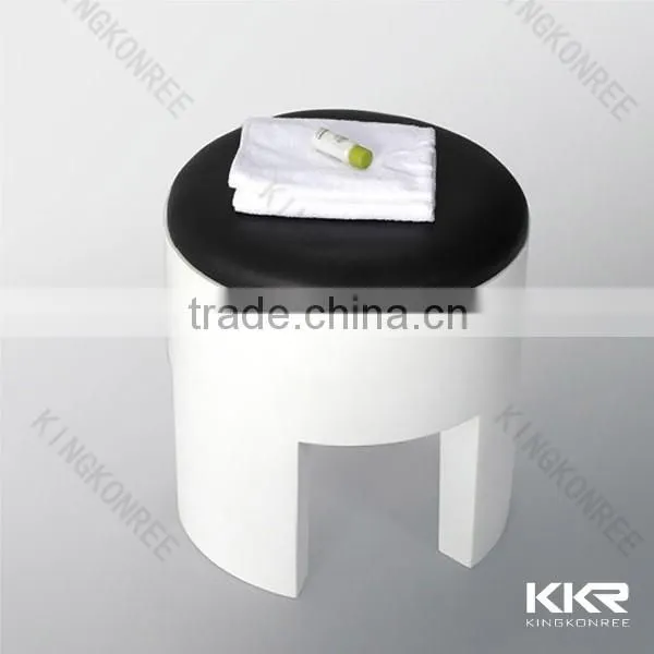 Acrylic Stone Bar Stool Resin Stone Stool photo-2