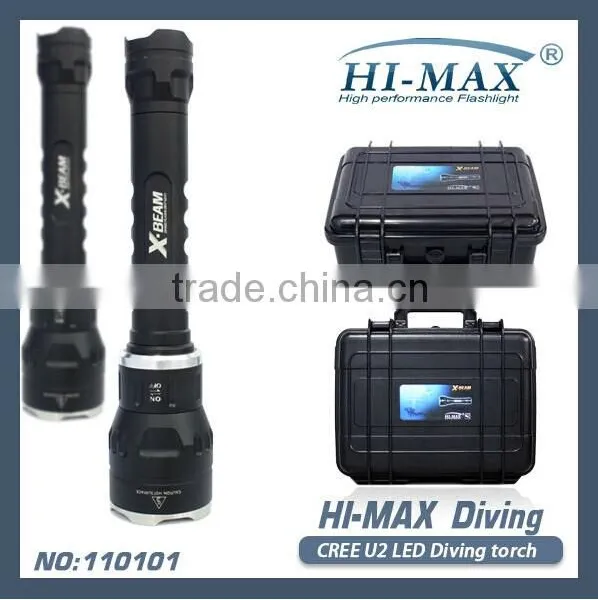 3000 Lumen u2 Led Diving Torch Ipx68 Underwater Diving Torch