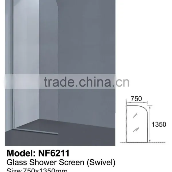 Toughen Glass Shower Screen for Bathroom photo-2