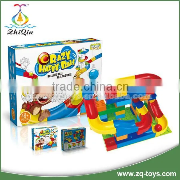 ABS Safe Material Rolling Ball Toy Building Block Puzzle Design Plastic Construction Toy Sticks Best Gift for Children photo-2
