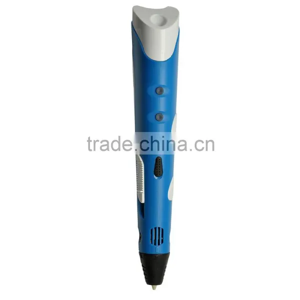 Semi-Automatic 3D Printing Pen 3d Printer Pen Blue photo-2