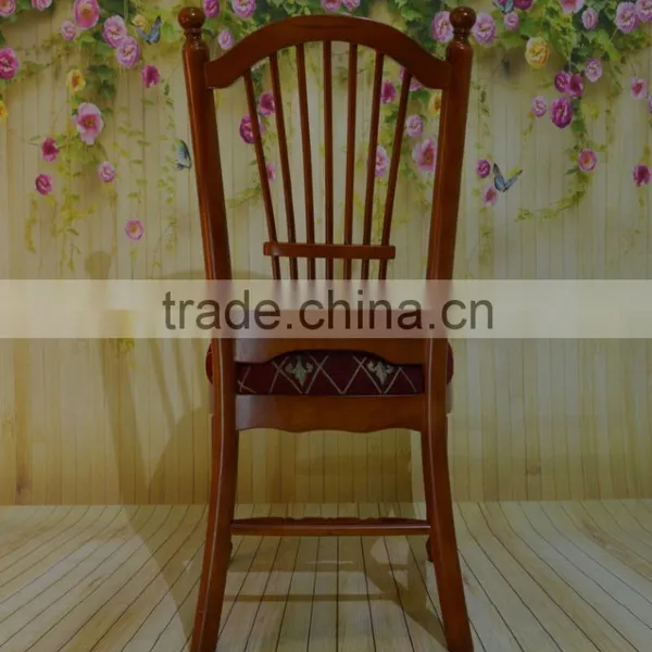 Hot Sale Antiquet Wooden Dining Chair for Hotel photo-3