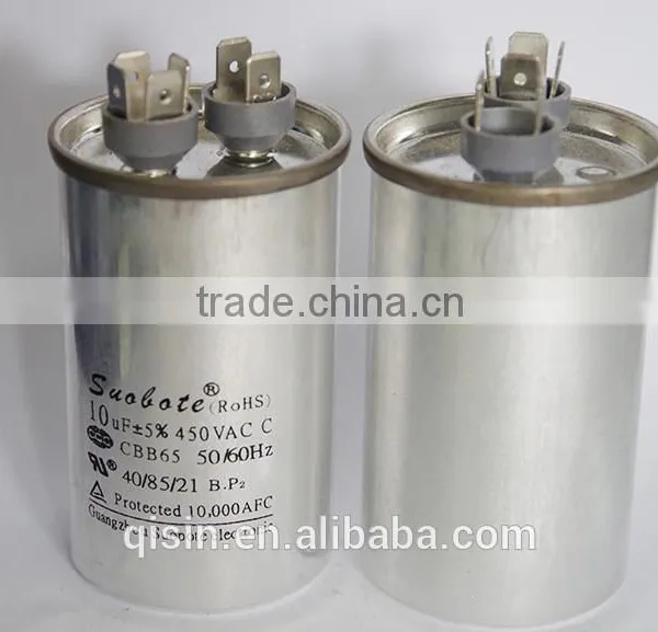 Metallized Polypropylene Film Dielectric ac Capacitors CBB65