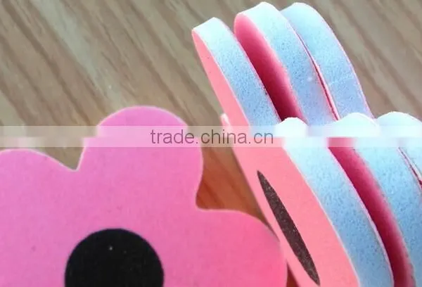 Lovely Sun Flower Shape Double Sided Use Nail Files Cosmetic Manicure photo-4