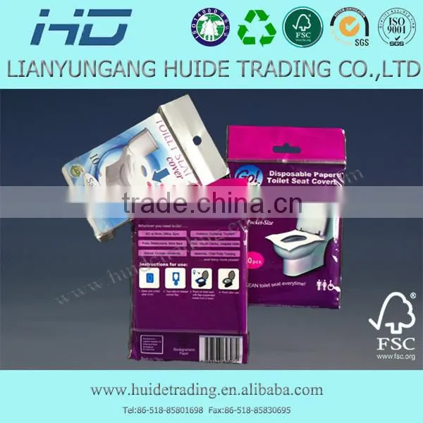 1/2 or 1/4 Wholesale Disposable Toilet Seat Cover