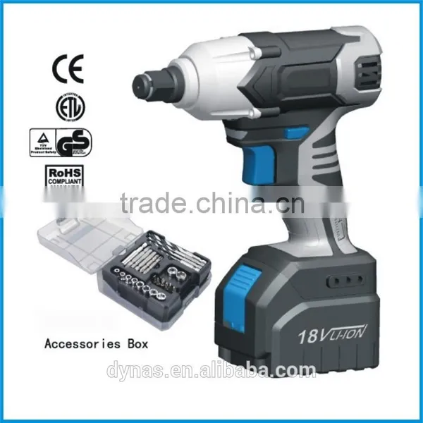 2014 Hot Selling 18V Li-ion Battery Adjustable Impact Universal Socket Wrench photo-2