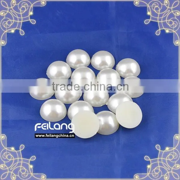 Imitation Pearl Semicircle Pearl Plastic Materil