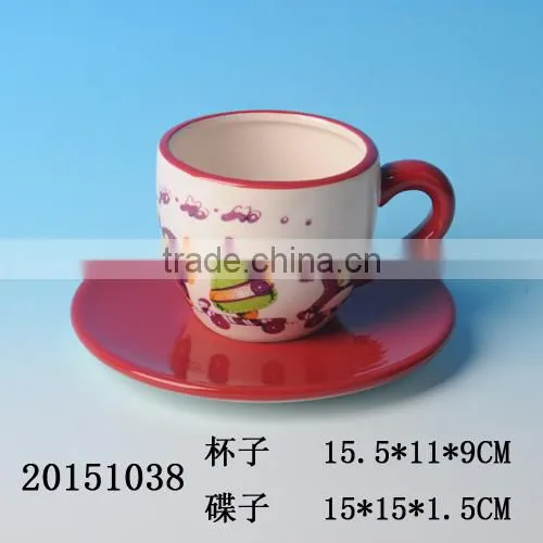 Decorative Ceramic Milk Jug With Santa Claus/tree/horse Painting photo-6