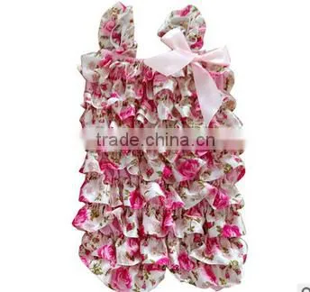 Baby Petti Ruffler Romper Multicolor Romper Cheap Lace Romper photo-2