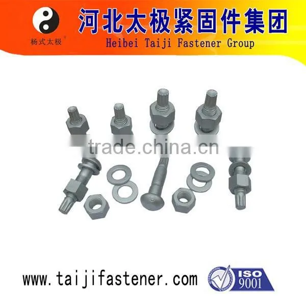 Structure Tor Shear Type High Tensile Bolt With Hex Nut and Plain Washer photo-2