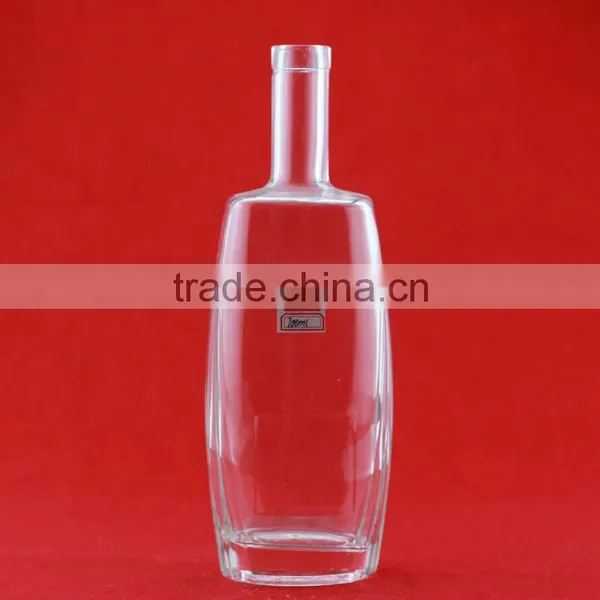 Best Price Frost Blue Printing Bottles Screw Thread Mouth Bottles Thick Bottom 700ml Bottles photo-6