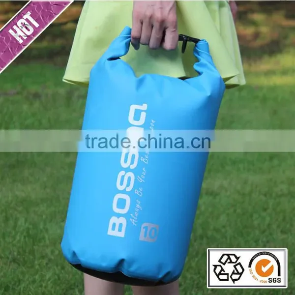 500D PVC Tarpaulin Waterproof Dry Bag With Shoulder Strap Dry Sack for Kayaking photo-2