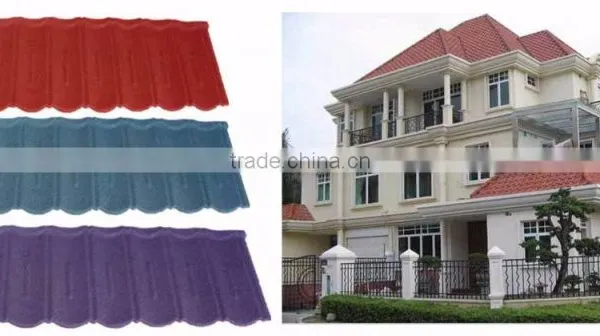 Colorful Stone Coated Metal Roof Tile,roofing Material photo-2