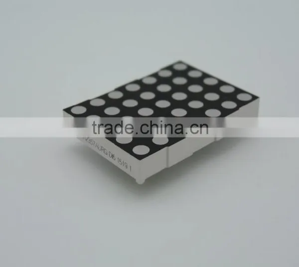 Rohs Compliant Red and Green Color 5*7 Dots LED Dot Matrix Display photo-6