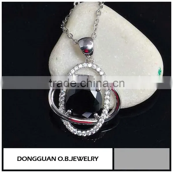 Christmas Gift Gemstone Necklace /925 Sterling Silver Necklace Pendant Jewelry photo-4