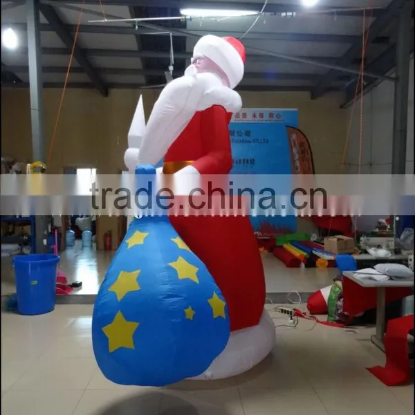Newest Inflatable Western Christmas Decorations Santa photo-3