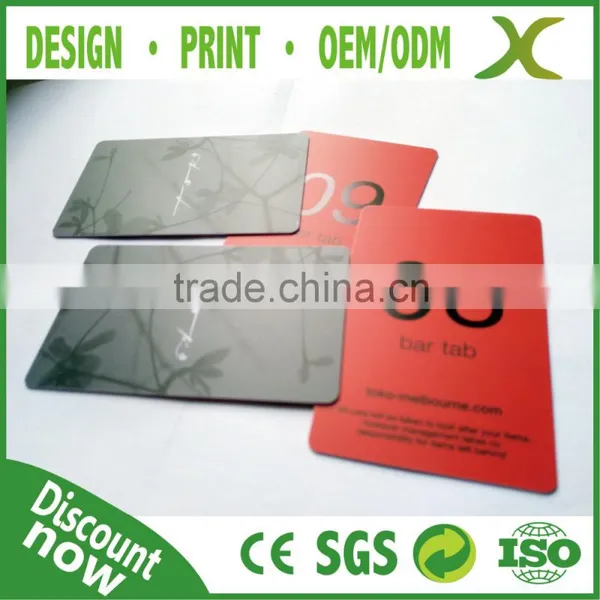 Free Design and Template ~~!! Best Material High Grade Matt Finish Plastic Gift Card photo-5