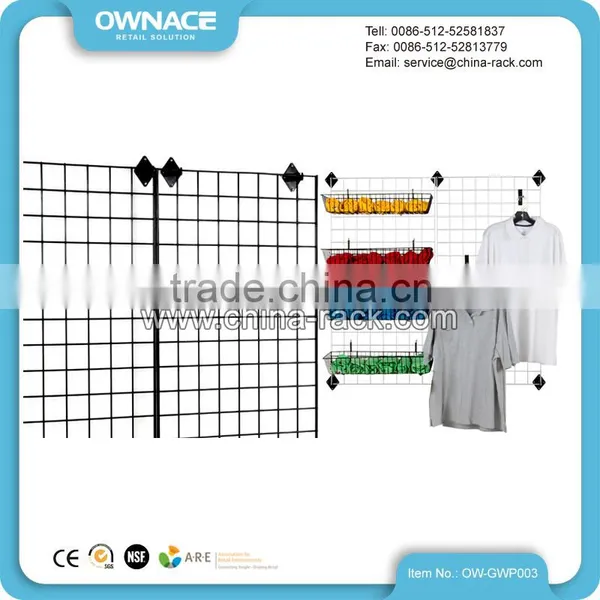 USA Metal Wire Slatwall Panel Gridwall for Your Retail Display Store Fixtures photo-3