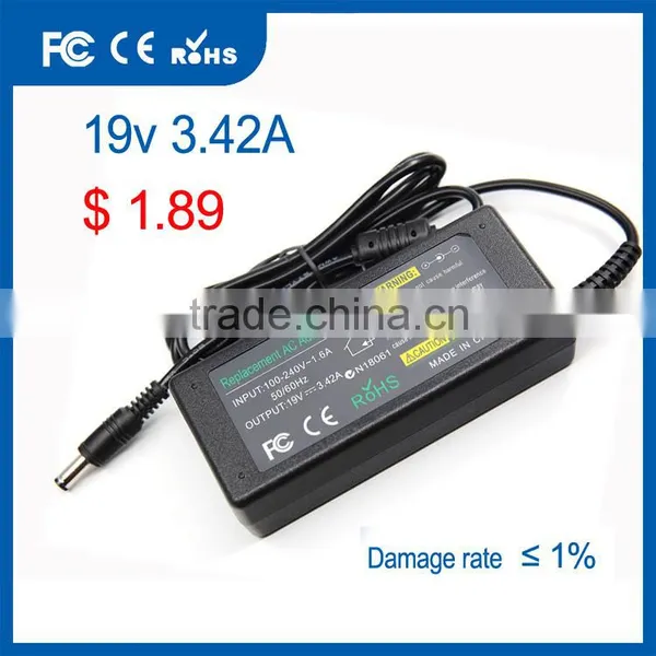 OEM!! 65W Ac/dc Power Adapter for LG,ASUS,Delta, LITEON 19V 3.42A dc Power Adapter