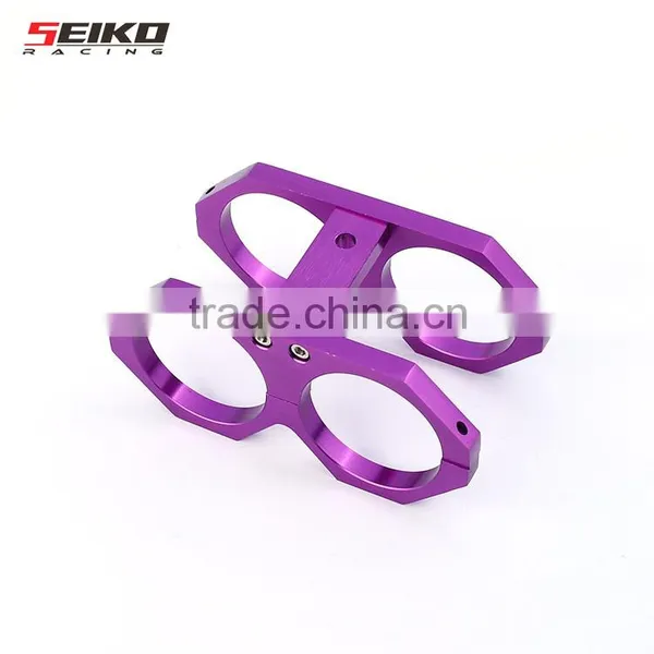 Dual Double 044 Fuel Pump Mounting Bracket Clamp Cradle In-line photo-2