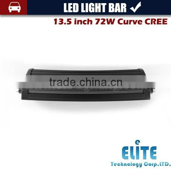 13.5 Inch 72w Offroad Curve Led Light Bar for Trucks Jeep photo-2