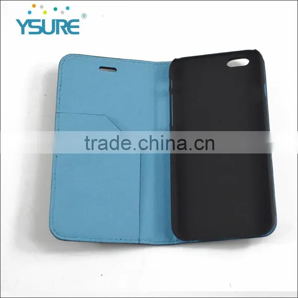 2016 Hot Sales Simple Style Real Leather Cases for Iphone6 Suitable for Business Man With Card Slot photo-3