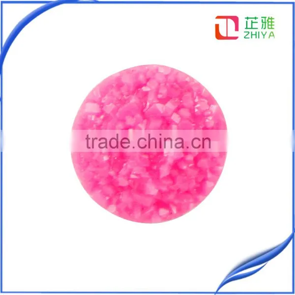Druzy Stone Fancy Round Cabochon ,High Quality Coated Drusy in Round Shape photo-2