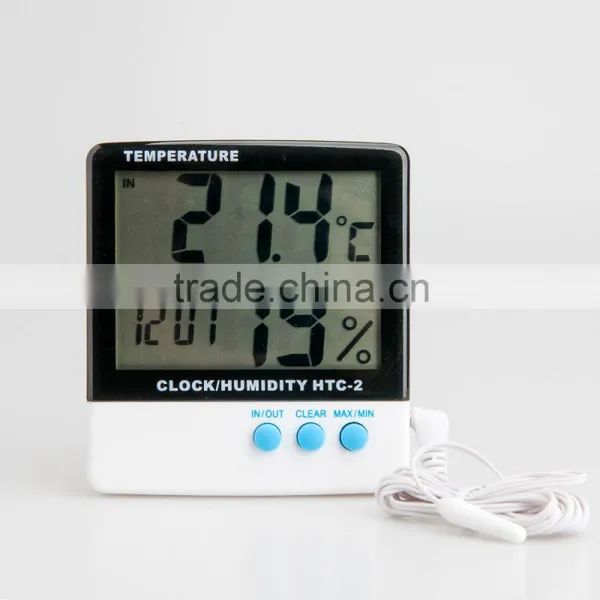 Dual Display Digital Termometros In/out Hygrometer photo-2
