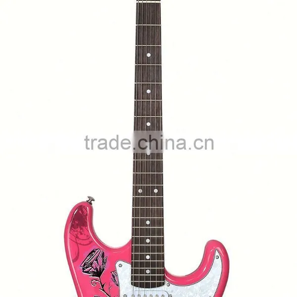 Professional Pink Electric Guitar in Good Price photo-3
