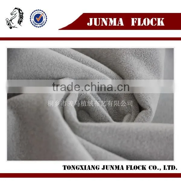 2015 New Plain Woven Fabric/hometextile/100% Polyester Flocking Microfiber photo-4