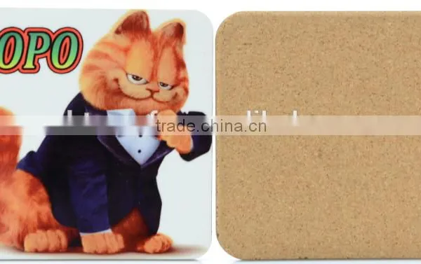 Direct Factory Sale Great Sublimation MDF Cork Coaster photo-3