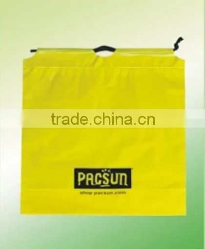 best selling biodegradable draw-string bag/ biodegradable draw-string bag