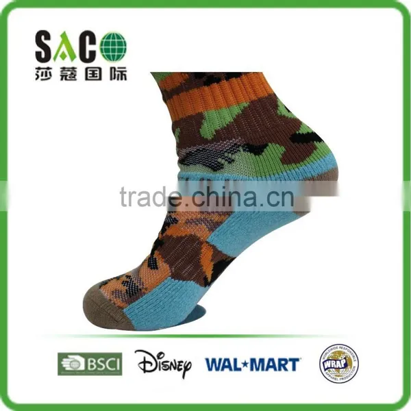Colourful Camouflage Jacquard Sports Socks photo-3