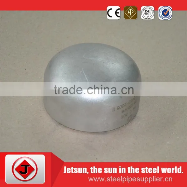 Carbon Steel Seamless Black or Galvanized Butt Weld Caps ASTM WPB A234 photo-2
