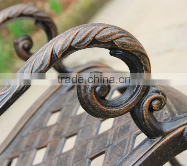 2016 Hot Selling Cast Aluminum Outdoor Patio Set 7-Piece Powder Coated With Rectangle Table photo-3