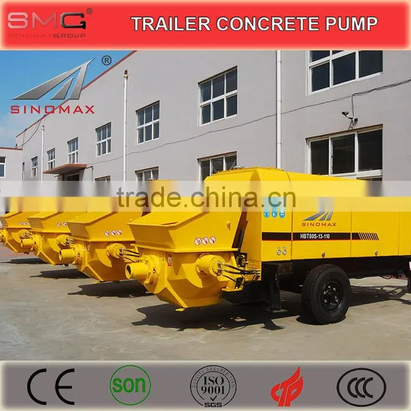 HOT Sale! 60m3/h Diesel Engine Trailer Concrete Pump for Sale With CE Certificated