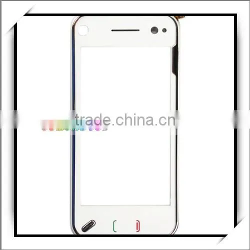 High Quality Touch Screen With Frame for Nokia N97 White photo-2
