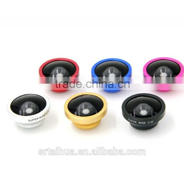 Universal Clip Selfie Cam Mobile Phone Lens 0.4XSuper Wide Lens for All Smartphone