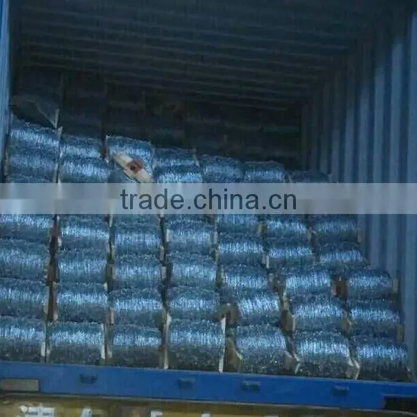 Hot-dipped Galvanized Heavy Duty Steel Barbed Wire Coil photo-2