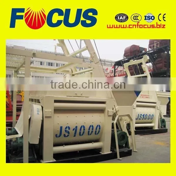 New Electric Engine High Performance JS1000 Cheap Concrete Mixer for Sale photo-2