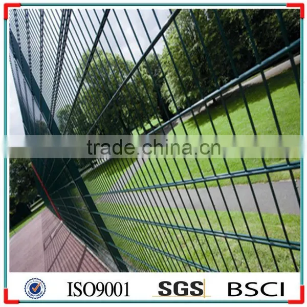 Outdoor Metal Fence, Double Top Rails Metal Fence photo-5