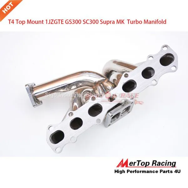 Mertop T4 TWIN SCROLL Turbo Manifold Fits Toyota 1JZ 1JZGE 1JZ JZA70 MK3 Engines photo-3