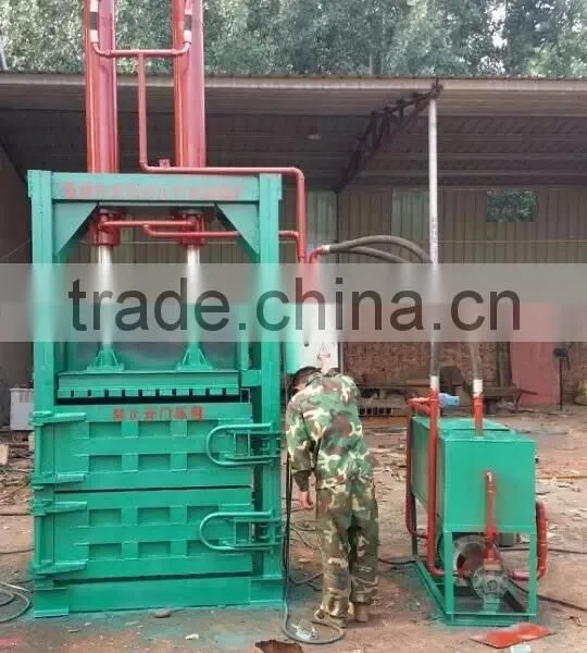 Hydraulic Vertical Balers for Plastic Bottles, Ring-pull Can Baling Press Machine XSYY-80T photo-2